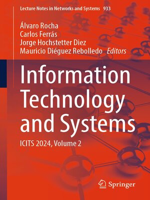 cover image of Information Technology and Systems